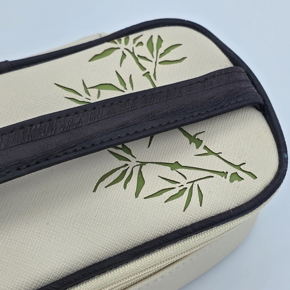 Eminence Organic Skin Care Bamboo Motif Cosmetic Bag - Picture 2 of 8